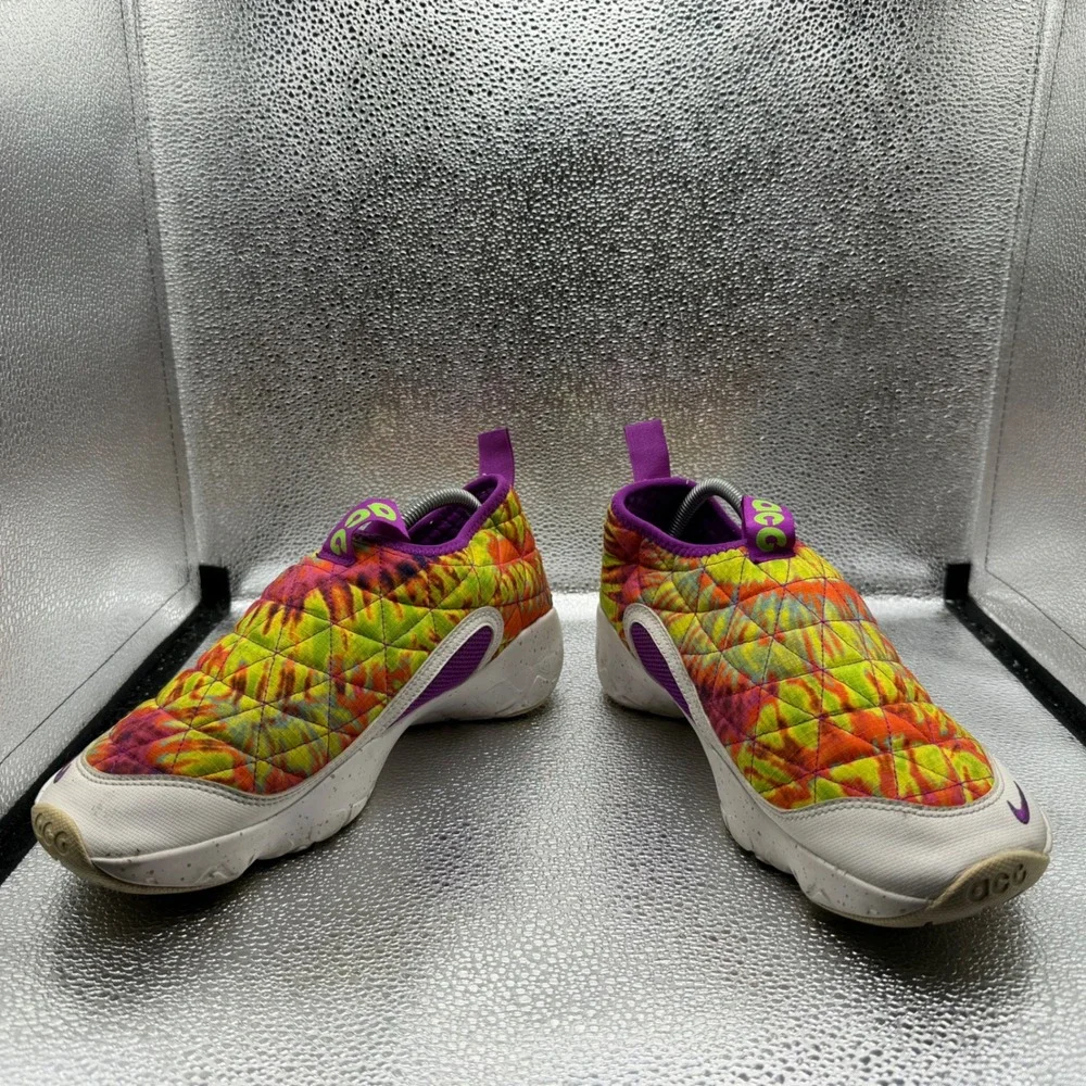 Size 9 Nike ACG Moc 3.0 Shoes Mens Multicolor Good Tie Dye Quilted CW2463-300